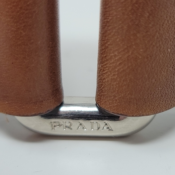 Prada Studded Leather Belt 34 - Picture 5 of 16